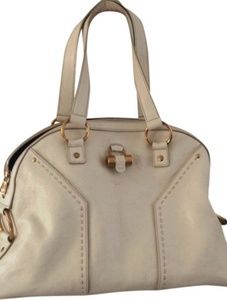 YSL SAINT LAURENT WHITE MUSE BAG